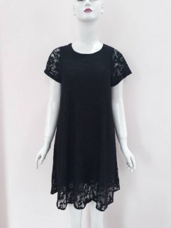 Đầm bầu ren thời trang cho mẹ