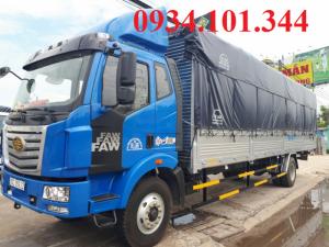 Xe tải FAW tải trọng 8 Tấn, thùng dài 10 mét. Bán xe trả góp