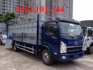 Xe tải Faw tải trọng 7T3 thùng dài 6.2 mét. Máy, cầu, số Hyundai