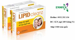 Lipid Cleanz giúp giảm cholesterol máu, ngăn ngừa xơ vữa mạch, hạn chế nguy cơ mắc bệnh tim mạch . Hộp 30 viên, liên hệ 0932 292 136 để được giao hàng tận nơi trên toàn quốc