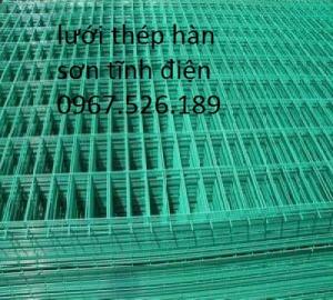 Lưới thép hàn vuông D3 ô 50x50 sơn tĩnh điện