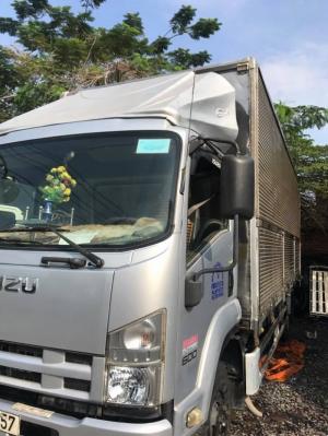 ISUZU thùng kính tải 5.8t. 2008.xe zin may lanh Teo. Thung dai 6.7m.