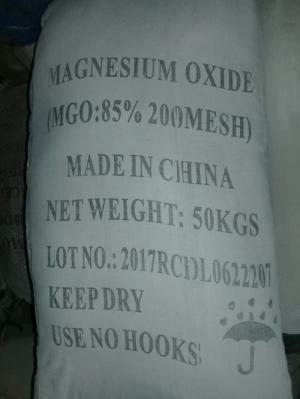 MgO 85% - Magnesium Oxide 85% hàng cont