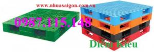 Pallet nhựa PL08LK giá sập sàn năm 2017