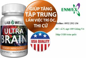 Ultra Brain giúp tăng độ tập trung, ngăn ngừa suy giảm trí nhớ