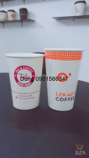 Ly giấy 500ml in logo 2 màu