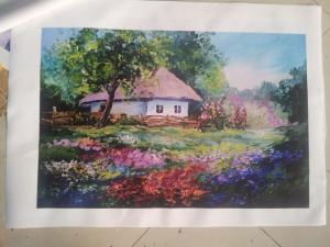 In tranh khổ lớn canvas đẹp cho salon tóc cao cấp