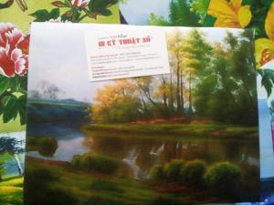 Tranh in Phố cổ Hà Nội từ in canvas mực dầu cho trang trí phòng khách từ in tranh treo tường khổ lớn