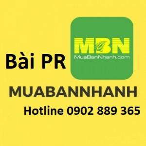 Đăng bài PR trên hệ thống muabannhanh
