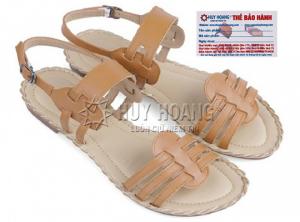 Giày sandal đế thấp màu bò MH7030