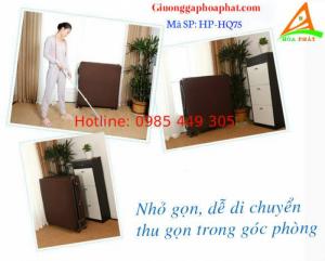 Giường gấp kiểu Hàn Quốc có bánh xe di chuyển hiện đại (HP-HQ75)