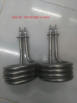 Điện trở đun nước dạng lò xo ,uốn vòng theo yêu cầu