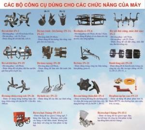 Máy cày mini đa năng trâu vàng và phụ kiện