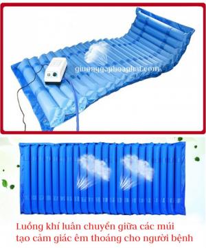 Đệm Khí Chống Loét Có Chỗ Để Bô.