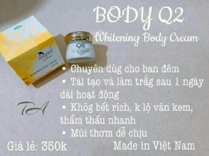 Kem body Q2 Dưỡng Trắng Da (NIGHT)