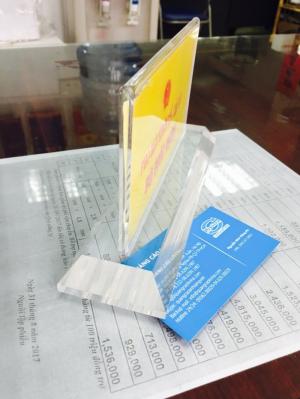 Biển chức danh công an bằng mica giá rẻ