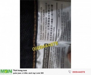 quần jean cồ điển xách tay Levis 508