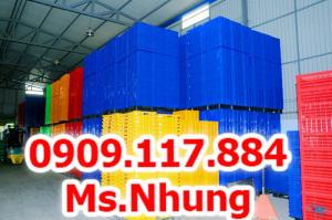 Sóng nhựa có bánh xe sóng nhựa đựng trái cây sóng nhựa 5 bánh xe