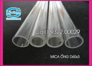 Bán nhiều mẫu mica ống theo yêu cầu tại quận 8
