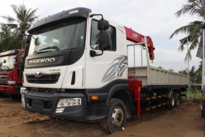 xe tải Daewoo gắn cẩu