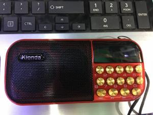 Máy nghe nhạc đa năng USB, thẻ nhớ, đài FM Klonda KK-58
