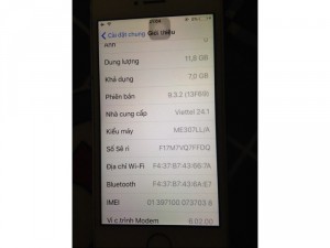 IPhone 5s quốc tế mvt