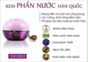 Kem phấn nứơc nhân sâm vàng mocha