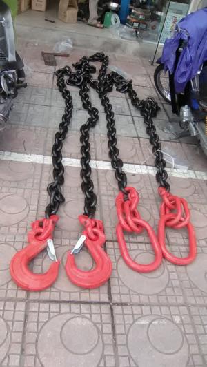 Xích cẩu hàng 2 chân siêu rẻ, xích chịu lực phi 8, 10, 12, 16, 22 Kawasaki G80 tốt nhất