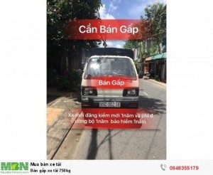 Bán gấp xe tải 750kg