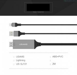 Cáp chuyển đổi Lightning ra HDMI TV Chính hãng Usams
