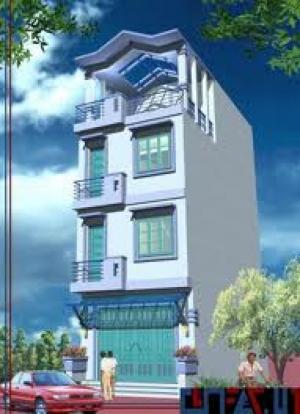 Bán nhà 53 ngõ 432 phố Đôi Cấn Ba Đình Hà Nội, DT--56,85m2 mặt tiền