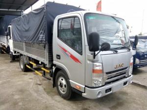 JAC 3.45 tấn cabin vuông, động cơ isuzu thùng 4.3 met 2017