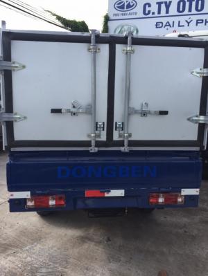 Dongben thùng kèo bạt 810kg, xe có sẵn theo lô