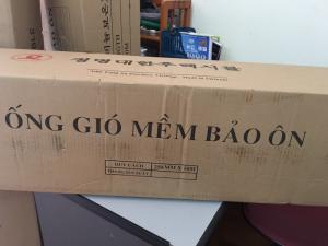 Ống Gió Mềm Nhôm Có Bảo Ôn - Ống Gió Mềm Hàn Quốc D100, D150,D200 Mới 100%