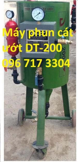 Máy phun cát ướt tẩy các loại gỉ sét cứng đầu nhất DT-200