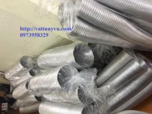Ống Nhôm Mềm (ống dẫn khí nóng linh hoạt bằng nhôm) - hàng nhập khẩu 100% D400,... D150, D100, D120, D80