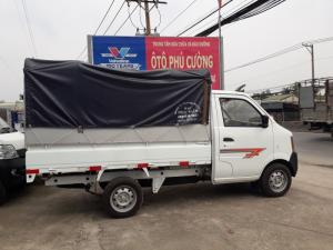 Dongben thùng bạt 810kg, màu xanh máy lạnh, thùng 2.5m