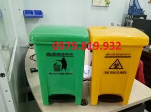 Thùng rác thải y tế thùng rác thải có đạp chân