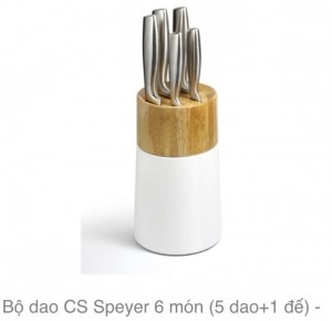 Bộ dao CS Speyer 6 món (5 dao+1 đế)