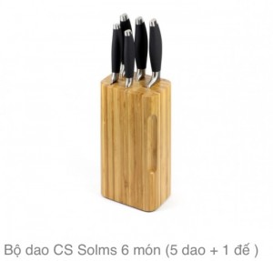 Bộ dao CS Solms 6 món (5 dao + 1 đế)