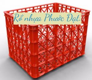 Rổ nhựa 5 bánh xe đựng hàng may mặc