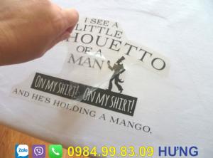 Tem nhãn mác logo ép nhiệt