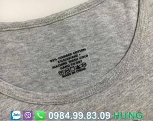 Tem nhãn mác logo ép nhiệt