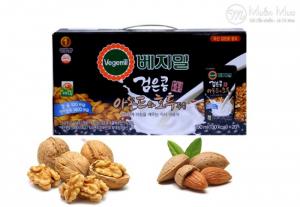 Sữa Óc Chó, Hạnh Nhân, Đậu Đen Vegemil dạng hộp