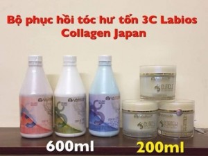 Bộ kem phục hồi tóc hư tổn LABIOS 3C cao cấp Nhật Bản cho cá nhân tại nhà