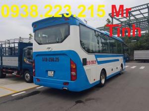 Giá xe 29 chỗ bầu hơi thaco tb85 mới nhất, nội thất màu xe thaco tb85 w200 mới
