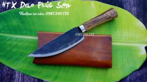 Dao phúc sen bầu béo cán gỗ 18