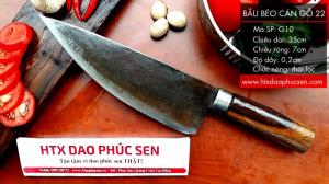 Dao phúc sen bầu béo cán gỗ 22