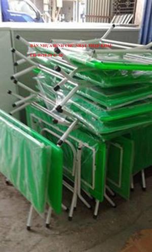Bàn nhựa mầm non nhập khẩu