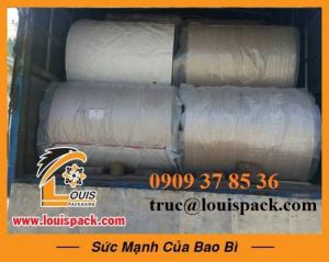 Cuộn giấy/ manh pp dệt có tráng quấn dây cáp, phôi thép,...